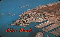 Aerial View of Estero Beach Resort, Ensenada, Baja California Mexico Postcard Postcard Postcard