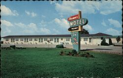 Thomas Motel, Tilbury, Ontario Postcard