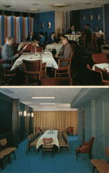 Wentworth Arms Motor Hotel Dining Room & Conference Room Postcard