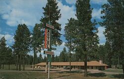 Rapids Motel, Chiloquin, Oregon Postcard