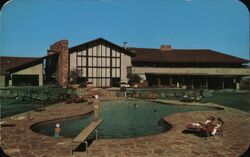 View of Garden of the Gods Club, Colorado Springs, Colorado Postcard