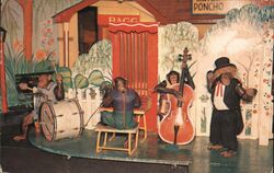 Chimpanzees Performing at the Zoo, Forest Park, St. Louis Postcard