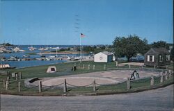 Government Island, Cohasset Harbor, Minot Light Postcard