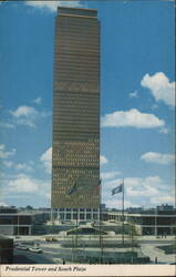 Prudential Tower and South Plaza, Boston, MA Massachusetts Paula Phillips Postcard Postcard Postcard