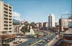 Plaza Chacaito - Avenida Francisco de Miranda - Caracas, Venezuela Postcard