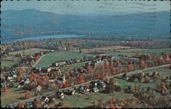 Aerial View of Colby Junior College, New London, NH New Hampshire Howard F. Macallister Postcard Postcard Postcard