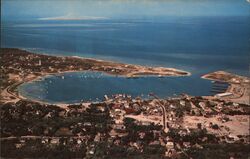 Ocracoke Village and Harbor, Ocracoke Island, NC North Carolina Hugh Morton Postcard Postcard Postcard