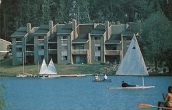 Lakeview Cluster Townhouses, Lake Anne, Reston, Virginia Postcard