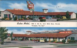 Sutro Motel, Reno, Nevada Postcard Postcard Postcard