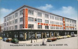 Foss-Hughes Ford, Philadelphia's Oldest Auto Dealer Pennsylvania Postcard Postcard Postcard