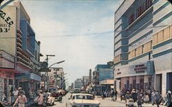 Downtown Mazatlan, Sinaloa, Mexico Street Scene Postcard Postcard Postcard