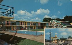 Holiday Inn of Orlando, Florida - Pool and Sign Postcard