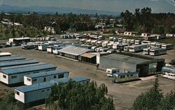 Mitchell's Acres of Trailers, Santa Rosa, CA Postcard