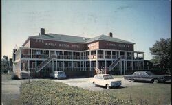 The Marla Motor Hotel, Digby, Nova Scotia Postcard