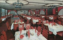 The Fallsview, Ellenville NY - Barcelona Dining Room Postcard