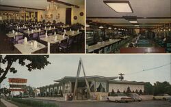 Ponzios Kingsway Diner, Cherry Hill, NJ Postcard