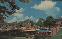 The Modernaire Motel York, PA Postcard Postcard Postcard