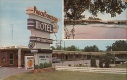 Peach Blossom Motel, Spartanburg, South Carolina Postcard