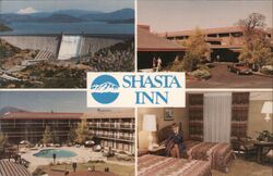 Shasta Inn, Redding, CA - Multi View Postcard