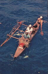 Tin Can Island Mail, Outrigger Canoe, Niuofo'ou, Tonga Postcard