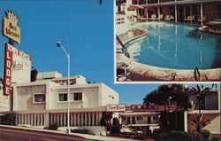 Town House Lodge Motel, San Diego, CA California Postcard Postcard Postcard