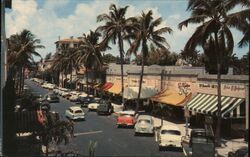 Worth Avenue, Palm Beach, Florida Postcard