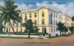 Gotham Hotel, Miami Beach, Florida Postcard Postcard Postcard