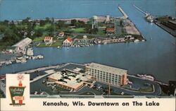 Holiday Inn Kenosha, Wisconsin Downtown on the Lake Postcard Postcard Postcard