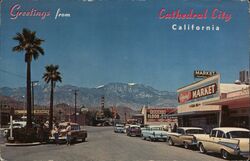 Greetings from Cathedral City, California - Market Postcard