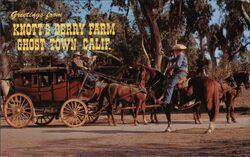 Knott's Berry Farm Stage Coach, Ghost Town, CA Buena Park, CA Mike Roberts Postcard Postcard Postcard