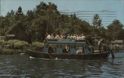 Bertha Mae Mike Fink Keel Boat, Disneyland Anaheim, CA Postcard Postcard Postcard