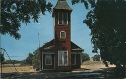 Old Red School House, Ballard, California Postcard