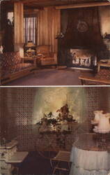 Kittie Lee Inn Lobby and Powder Room, Bishop, CA Postcard