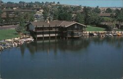 Lake San Marcos, CA - Frolander's Inn Dinnerhouse California Postcard Postcard Postcard