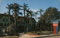 Hotel Del Mar, Del Mar Coffee Shop, Del Mar, California Max Mahan Postcard Postcard Postcard