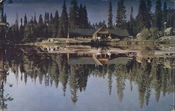 Silver Tip Lodge, Bass Lake, California Mike Roberts Studios Postcard Postcard Postcard