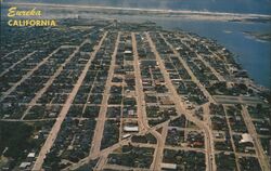 Aerial View of Eureka, California Postcard