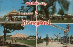 Holidayland at Disneyland Anaheim, CA Postcard Postcard Postcard