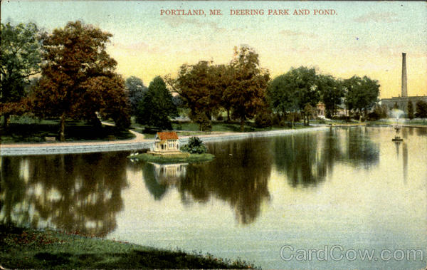 Deering Park And Pond Portland, ME