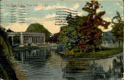 City Park Lake Postcard