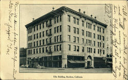 The Elks Building Stockton, CA Postcard Postcard