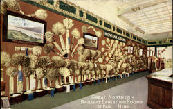 Great Northern Railway Exhibition Rooms, 288 Sibley Street St. Paul, MN Postcard Postcard