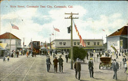 Main Street, Coronado Tent City Postcard