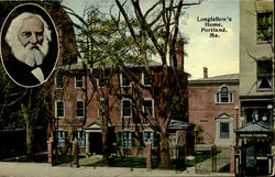 Longfellow'S Home Postcard