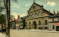 Public Library Postcard