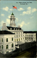 New Million Dollar City Hall Portland, ME Postcard Postcard