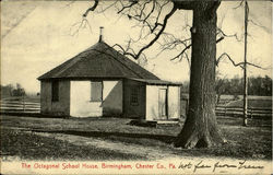 The Octagonal School House Birmingham, PA Postcard Postcard