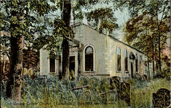 Old Goose Church (Episcopal) Built 1613 Postcard