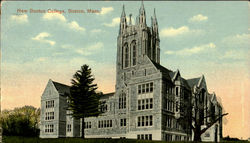 New Boston College Massachusetts Postcard Postcard