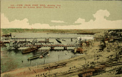 View From Fort Hill Postcard